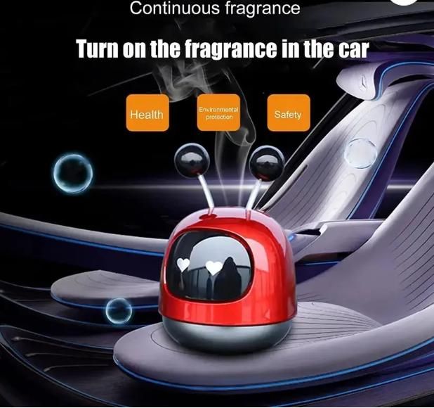 �Robot Car Air Freshener Assorted Color (Pack of 1)